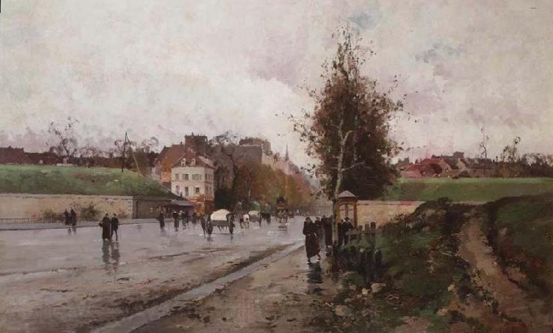 Eugene Galien-Laloue La Porte de Chatillon France oil painting art